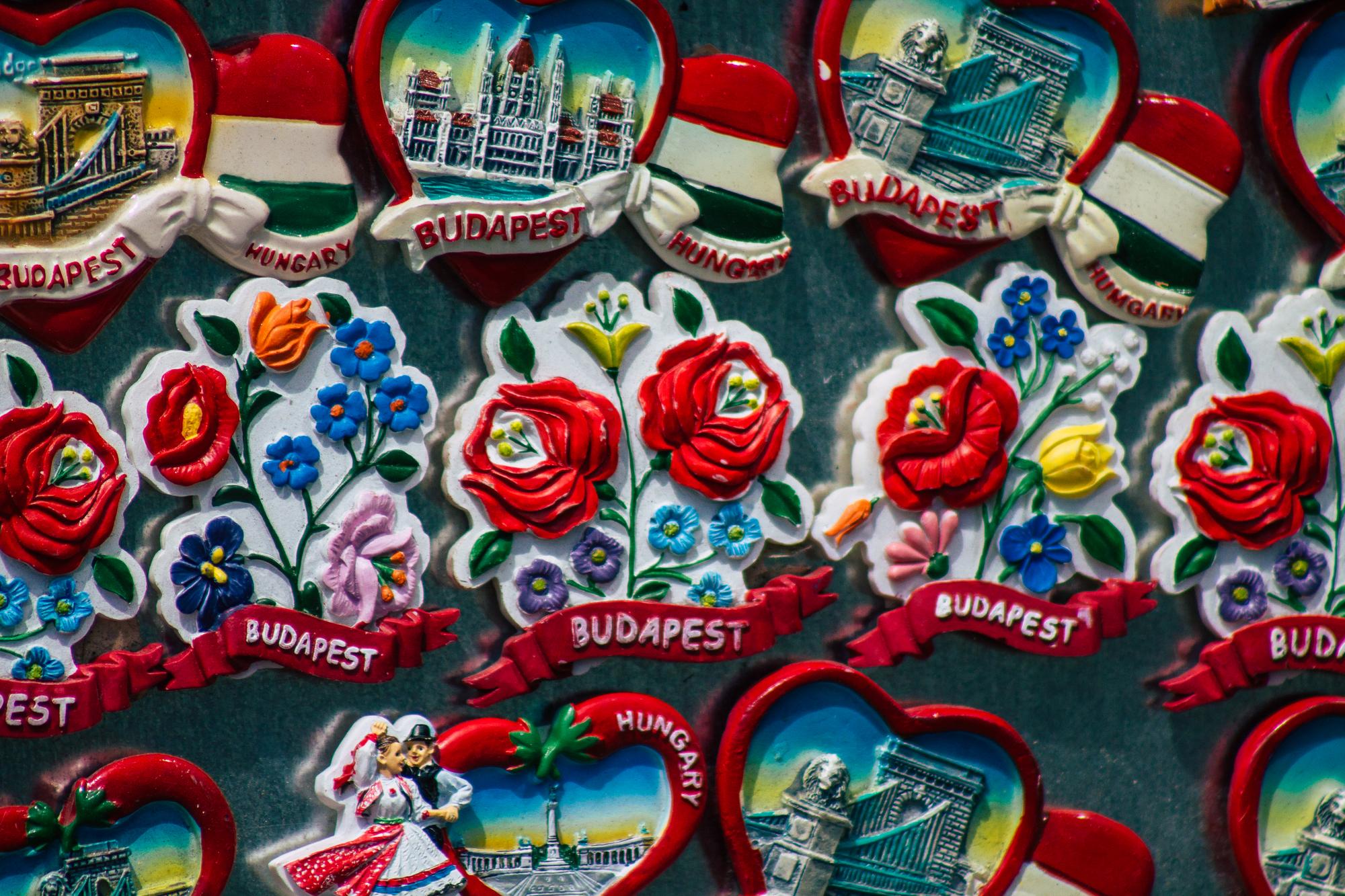 Samples of embroidered patches on fabric